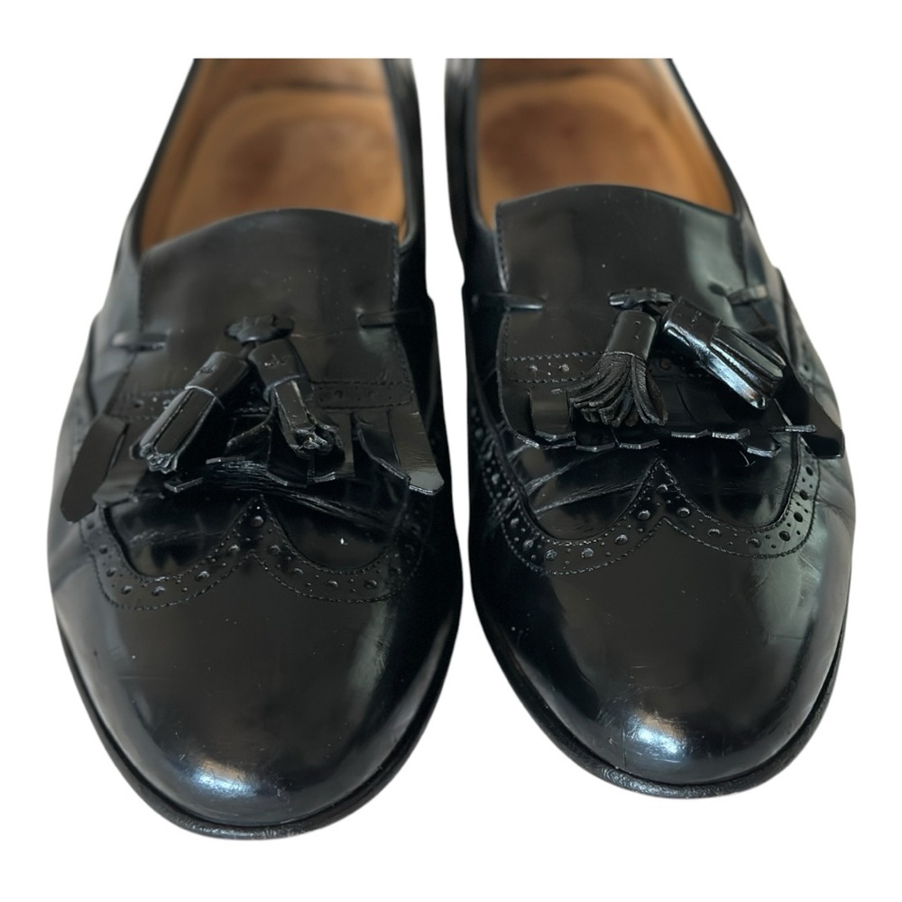 Salvatore Ferragamo Kiltie Tassel Loafer Dress Shoe 11.5 D - Picture 4 of 14